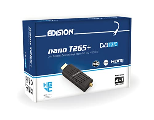 RECEPTOR TDT T2 HEVC USB ARTICULADO HDMI